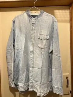 ラルフローレン　バンドカラー　　デニム　 シャツ