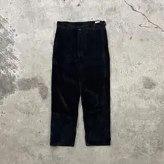 日本製 orSlow オアスロウ コーデュロイ パンツ ベイカーパンツ ブラックのサムネイル