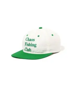 カオスフィッシングクラブ / ベースボールキャップ グリーン×ホワイト