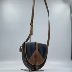 Yves Saint Laurent YSL ショルダーバッグ 黒 ブラウン
