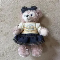 シェリーメイ　ぬいぐるみバッジ デニム