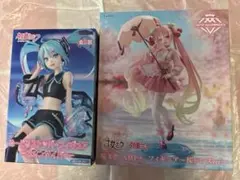 桜ミク　フィギュア　2種　2個