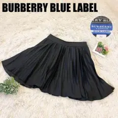 美品✨BURBERRY BLUE LABEL プリーツスカート ブラック 36