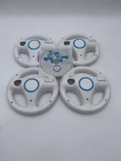 Nintendo wii マリオカート ハンドル 白 ホワイト 4個 ソフト