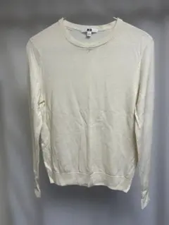 UNIQLO ユニクロ　エクストラファインメリノクルーネック　ホワイト　L