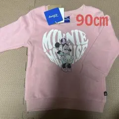 【新品、タグ付き】ディズニー　ミニーマウス　トレーナー　90