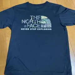 ザノースフェイス　Tシャツ カモフラ　迷彩　　ブラック　サイズL