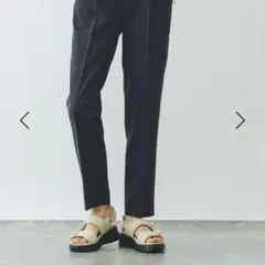 GLOBAL WORK DRYプレミアムテーパードパンツTALL ネイビー ＸＬ