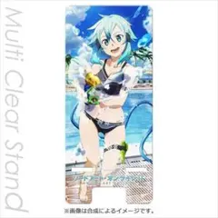 ソードアートオンライン　シノン　マルチクリアスタンド　水着　モバイルスタンド