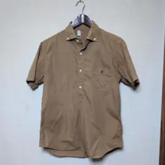 BARNS OUTFITTERS プルオーバーシャツ 半袖 ブラウン　2のサムネイル
