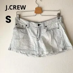 J.CREW【S】ストライプ ショートパンツ ストレッチ シアサッカー風