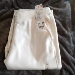 新品 UNIQLO ヒートテック ボア スウェット パンツ L 白
