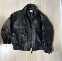 レザーブルゾン