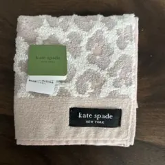 kate spade レオパード柄タオルハンカチ