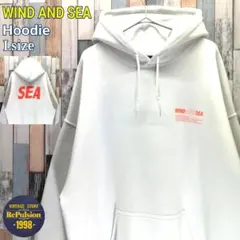 WIND AND SEA ウィンダンシー パーカー 両面ロゴ ゆるだぼ