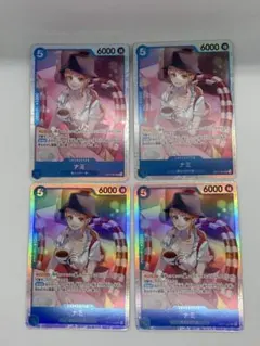 ワンピースカード　ナミ　SR OP11-054　4枚セット
