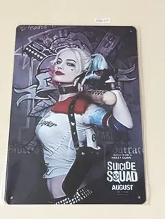 ハーレイ・クイン SUICIDE SQUAD ブリキ看板 インテリア