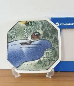 【別注品】FINNAIR ヘルヤ"SUMMER MIDNIGHT SUN"陶板画