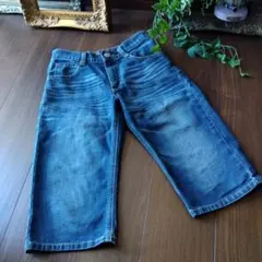 EDWIN キッズ デニム ハーフパンツ