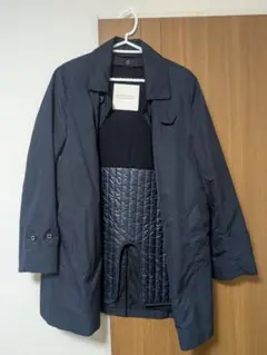 【週末値下げ】マッキントッシュフィロソフィー　ネイビー ステンカラーコート M