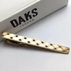 dkt66 新品 DAKS ダックス ネクタイピン ゴールド スクエア チェックのサムネイル