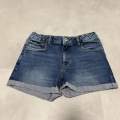 ZARA キッズ　デニムハーフパンツ 13-14歳用