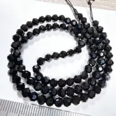 オニキス　ラウンドカット　全長約36cm t1