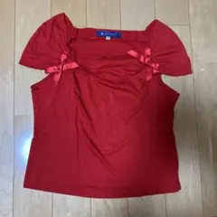 M'S GRACY 半袖カットソー レッド サイズ40のサムネイル