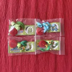 ポケモン チョコエッグ チコリータ ワニノコ キモリ ツタージャ フィギュア
