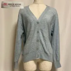 オフィスOK◎ライトブルー カーディガン L