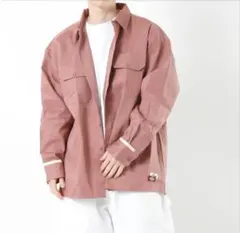 DICKIES ピンク ワークシャツ Mサイズ