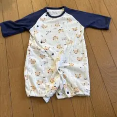 動物柄 長袖ロンパース 95cm未満