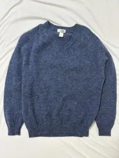 90s~00s llbean コットンニット インディゴ染め - メルカリ