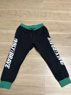 DIESEL ロゴ入りパンツ ネイビー/グリーン