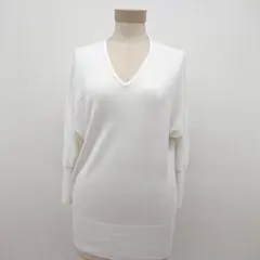 【38】ロペピクニック ♡ Vネックニット ホワイト 長袖