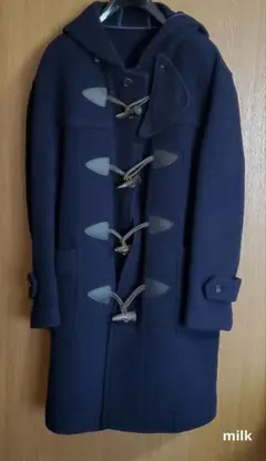 美品✨ヴァンジャケット カシミヤ ダッフルコート ロング トグルボタン ネイビー 美品✨ヴァンジャケット カシミヤ ダッフルコート ロング トグル