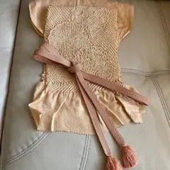 ゆ1719⭐️帯揚げ&帯締めセット❤️2点セット❤️着物❤️絞り❤️美品⭐️和装小物⭐️可愛い