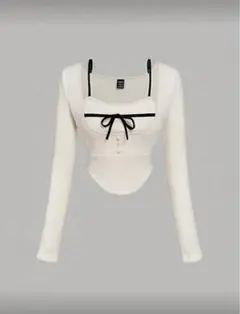 SHEIN レイヤード風トップス ニット