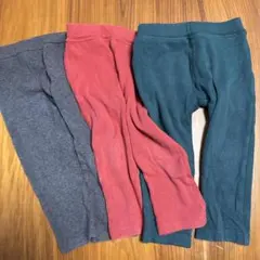 長ズボン　キッズ　ベビー　90 95 緑　赤　グレー　まとめ売り