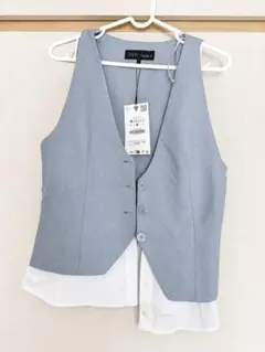 ZARA ストライプ ベスト Mサイズ