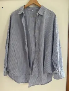 ストライプ長袖シャツ Lサイズ
