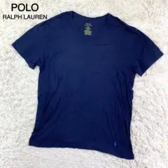 POLO RALPH LAUREN ネイビーカラーカラー Vネック Tシャツ