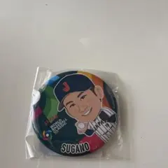WBC 2026 宮崎キャンプ　侍ジャパン　缶バッジ　菅野智之　ガチャガチャ