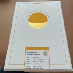 Sponge スポンジシームレス吸水ショーツ L ベージュ