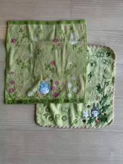 となりのトトロ　ウォッシュタオル　2枚セット