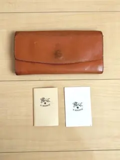 IL BISONTE 長財布 キャメル レザー　イルビゾンテのサムネイル