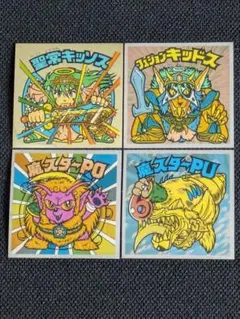 旧ビックリマンシール　1７弾ヘッド　４枚