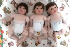 最終値下げ♡美品♡リボーンドール３体セット