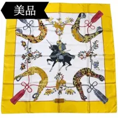 ◇エルメス◇シルク/カレ 45/プチカレ/馬着とともに/ガヴロッシュ
