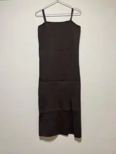 キャミソールニットワンピース